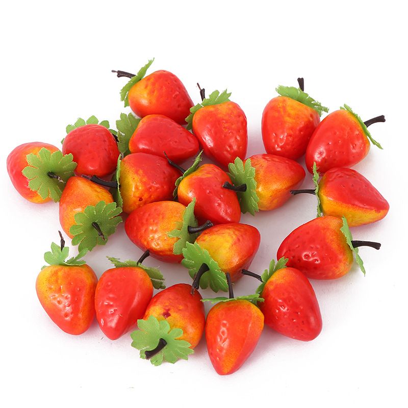 20 Pcs Mini  Fruit Model Foam Sketch PhotographyArtificial