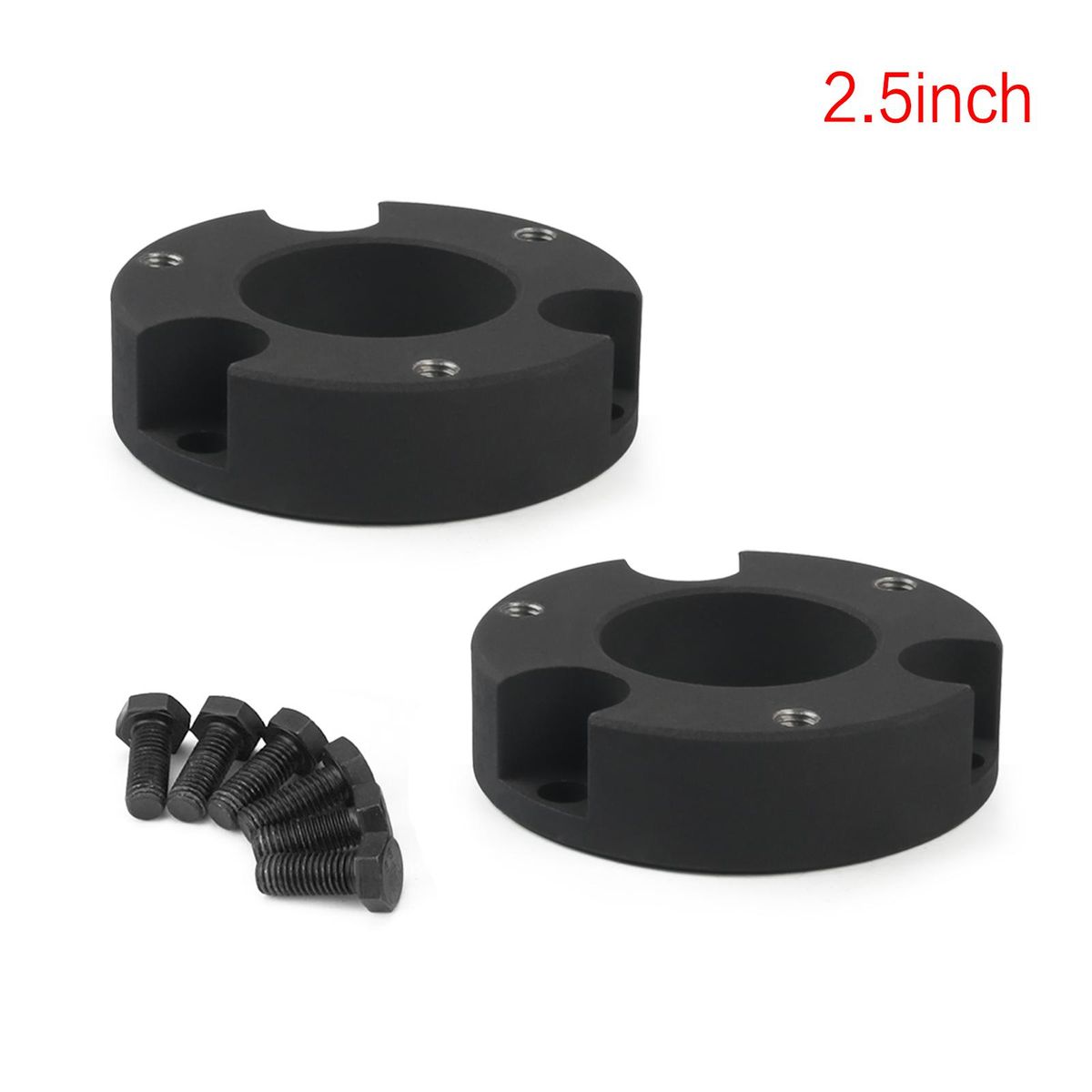 2pcs Car Front Leveling Lift Kit Metal Black for Toyota Tacoma 1995-2004 4Runner 1995 1996 1997 1999 2000 2001 2002 4WD 2WD