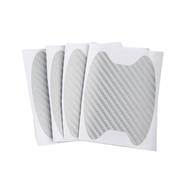 4pcs Car Door Sticker Carbon Fiber Styling Scratches Cover For Hyundai Accessories Camry 70 Tiida Suzuki Sx4 S Cross Civic G10