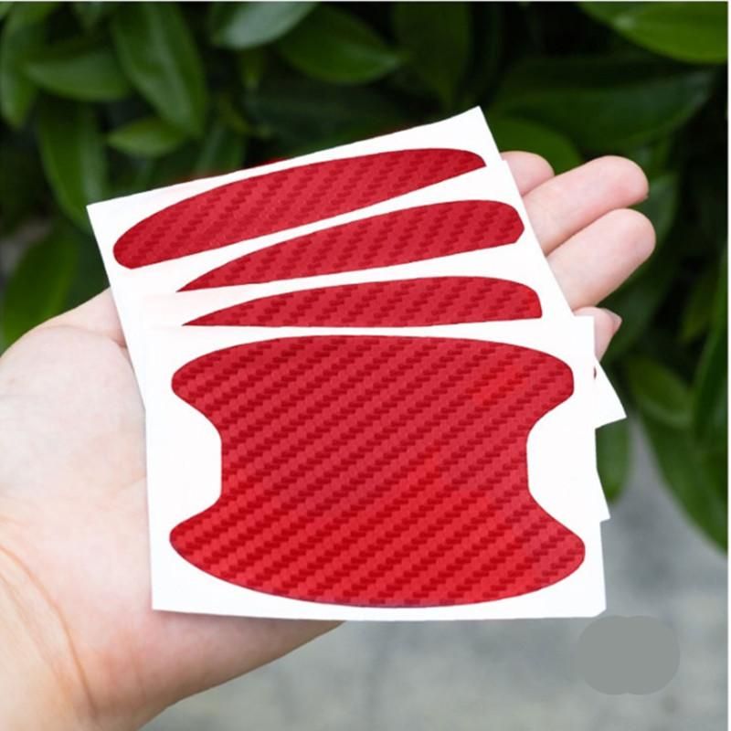 4pcs Car Door Sticker Carbon Fiber Styling Scratches Cover For Hyundai Accessories Camry 70 Tiida Suzuki Sx4 S Cross Civic G10