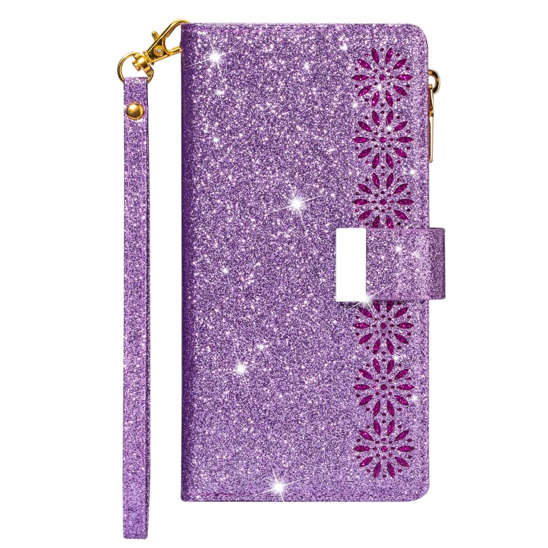 For Huawei Mate 10 Pro Glitter Zipper Leather Case