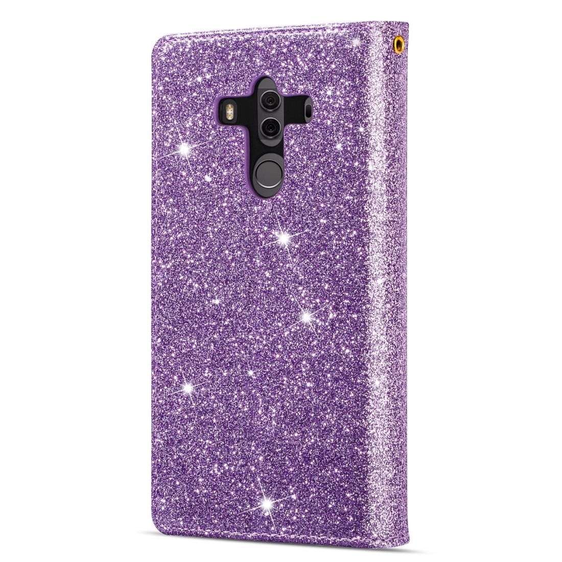 For Huawei Mate 10 Pro Glitter Zipper Leather Case