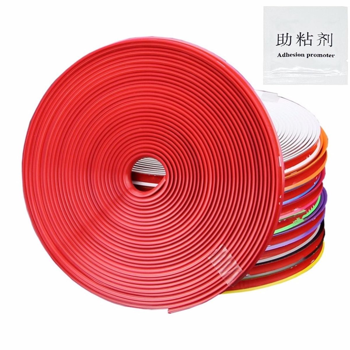 8M Car Wheel Protector Sticker Tuning Accessories Decorative Auto Rim Tire Protection Care Covers Anticollision with Adhesion Pr