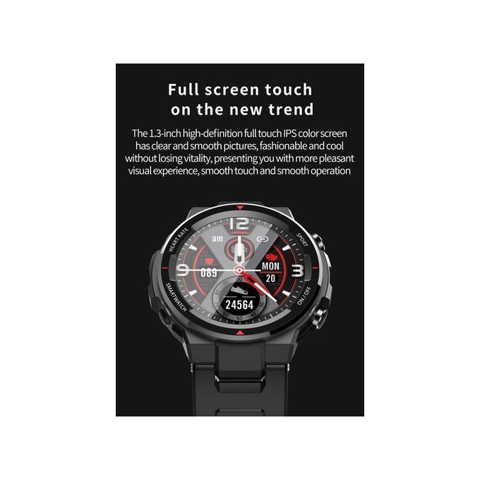 Men Sport Smartwatch Waterproof Fitness Watch