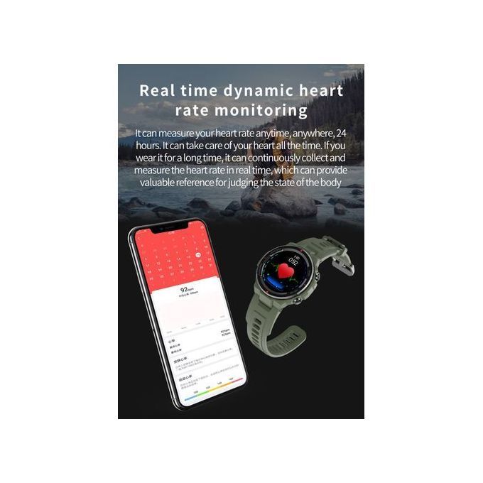 Men Sport Smartwatch Waterproof Fitness Watch