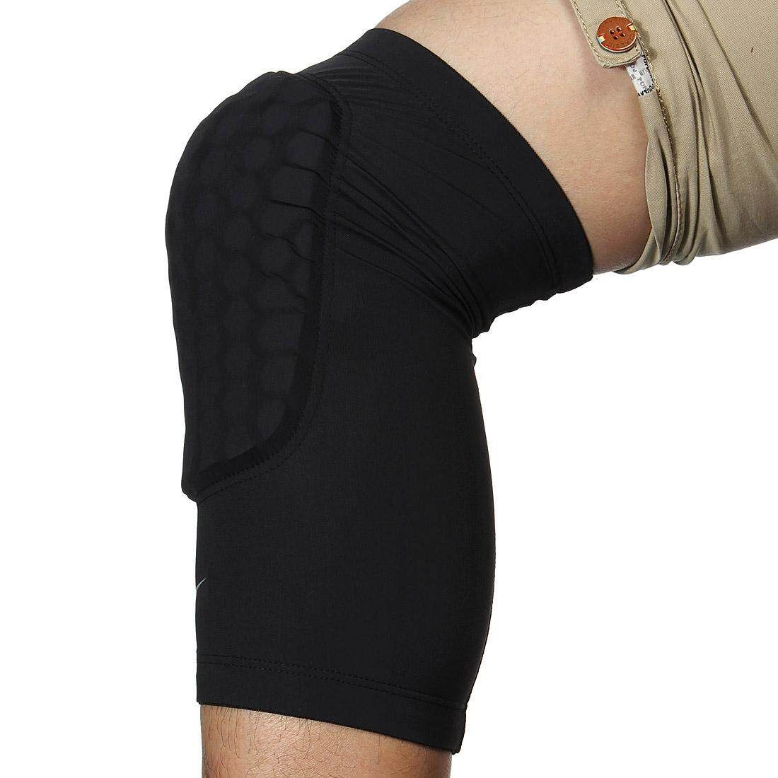 7pcs Knee Pad Protector Leg Patella Calf Guard Sleeve Brace Sports Basketball Black M