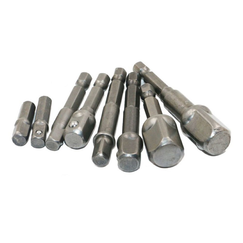 8 Pcs Socket Adapter Set Impact Driver Power Bits Extension