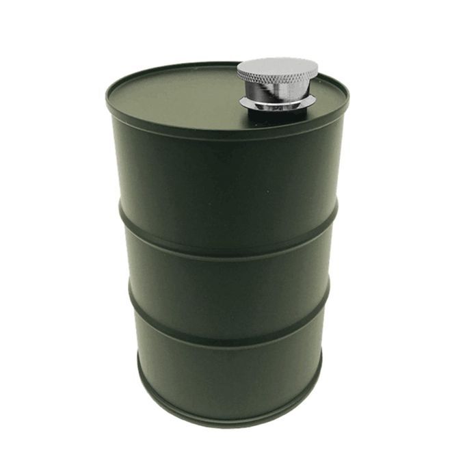 750ml Hip Flask Stainless Steel Water Container Bottle For  Green