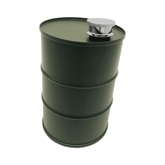 750ml Hip Flask Stainless Steel Water Container Bottle For  Green