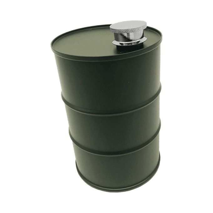 750ml Hip Flask Stainless Steel Water Container Bottle For  Green