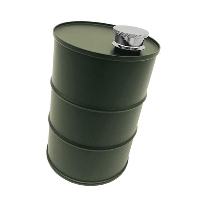 750ml Hip Flask Stainless Steel Water Container Bottle For  Green
