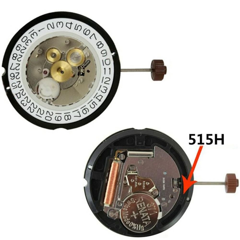 1 PCS 515H 24Hours 4Hands/Pins Quartz Watch