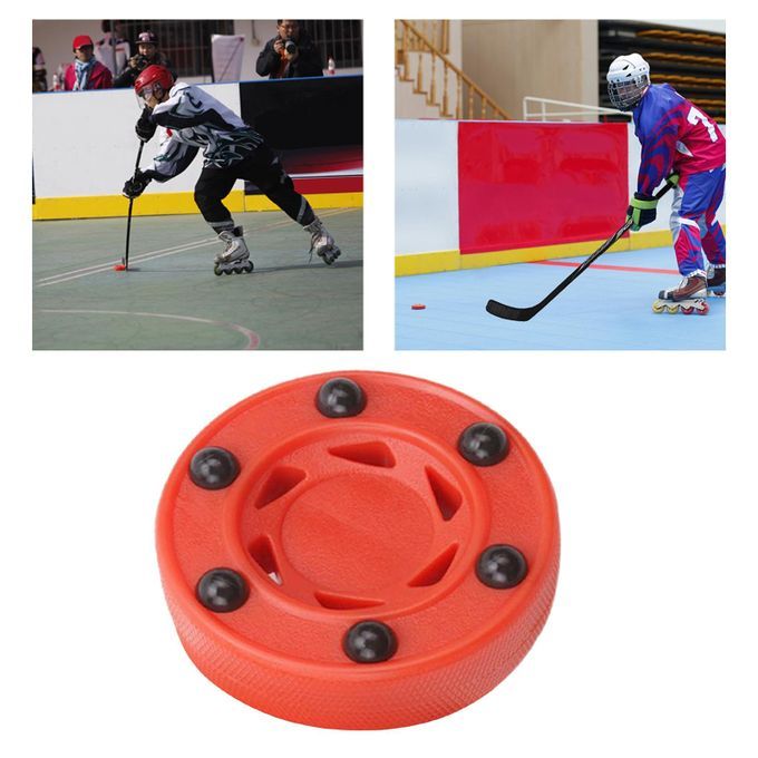 3xABS Nylon Hockey Pucks Indoor Outdoor Soft Training Practice Pucks