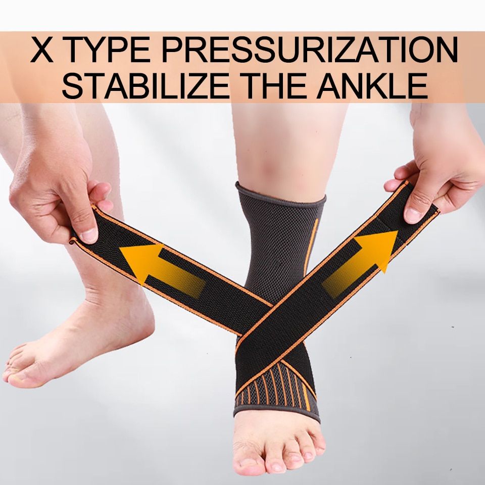 1Pcs Sport Ankle Support Protective Football Basketball Fitness Ankle  Compression Nylon S Belt Ankle Protector-A-02