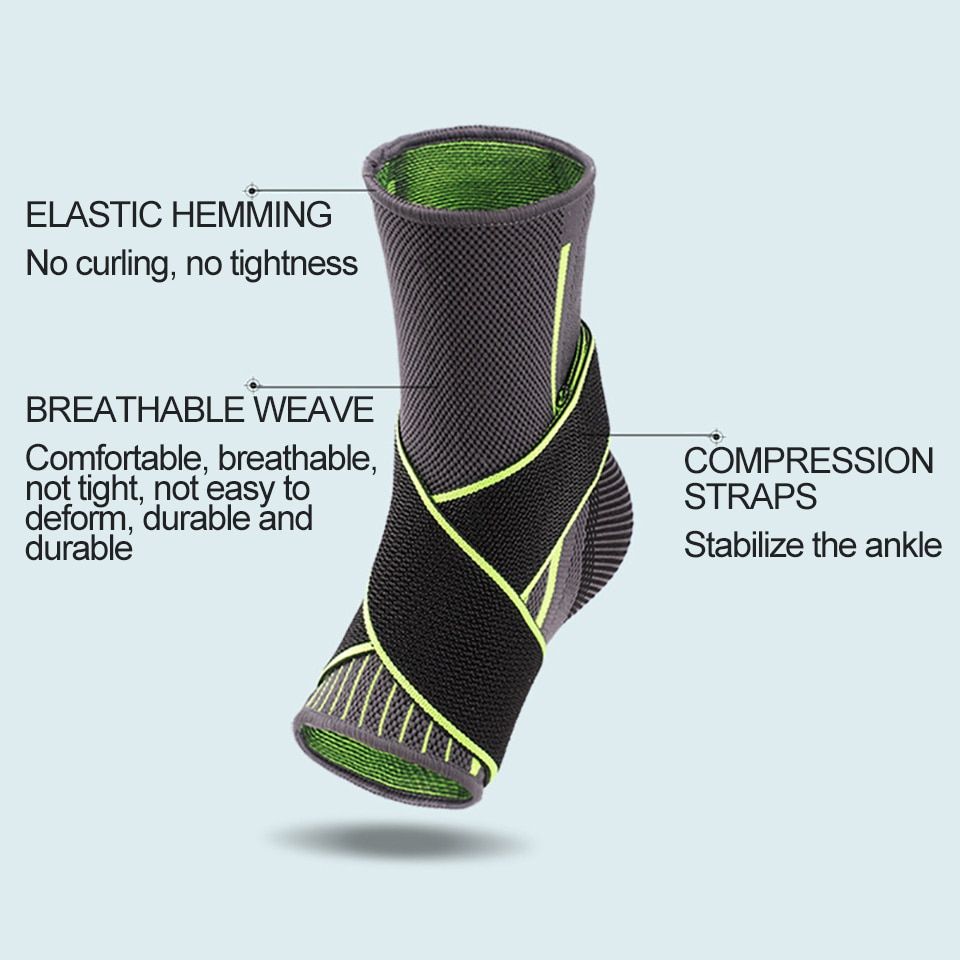 1Pcs Sport Ankle Support Protective Football Basketball Fitness Ankle  Compression Nylon S Belt Ankle Protector-A-02