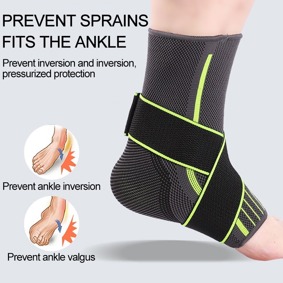 1Pcs Sport Ankle Support Protective Football Basketball Fitness Ankle  Compression Nylon S Belt Ankle Protector-A-02