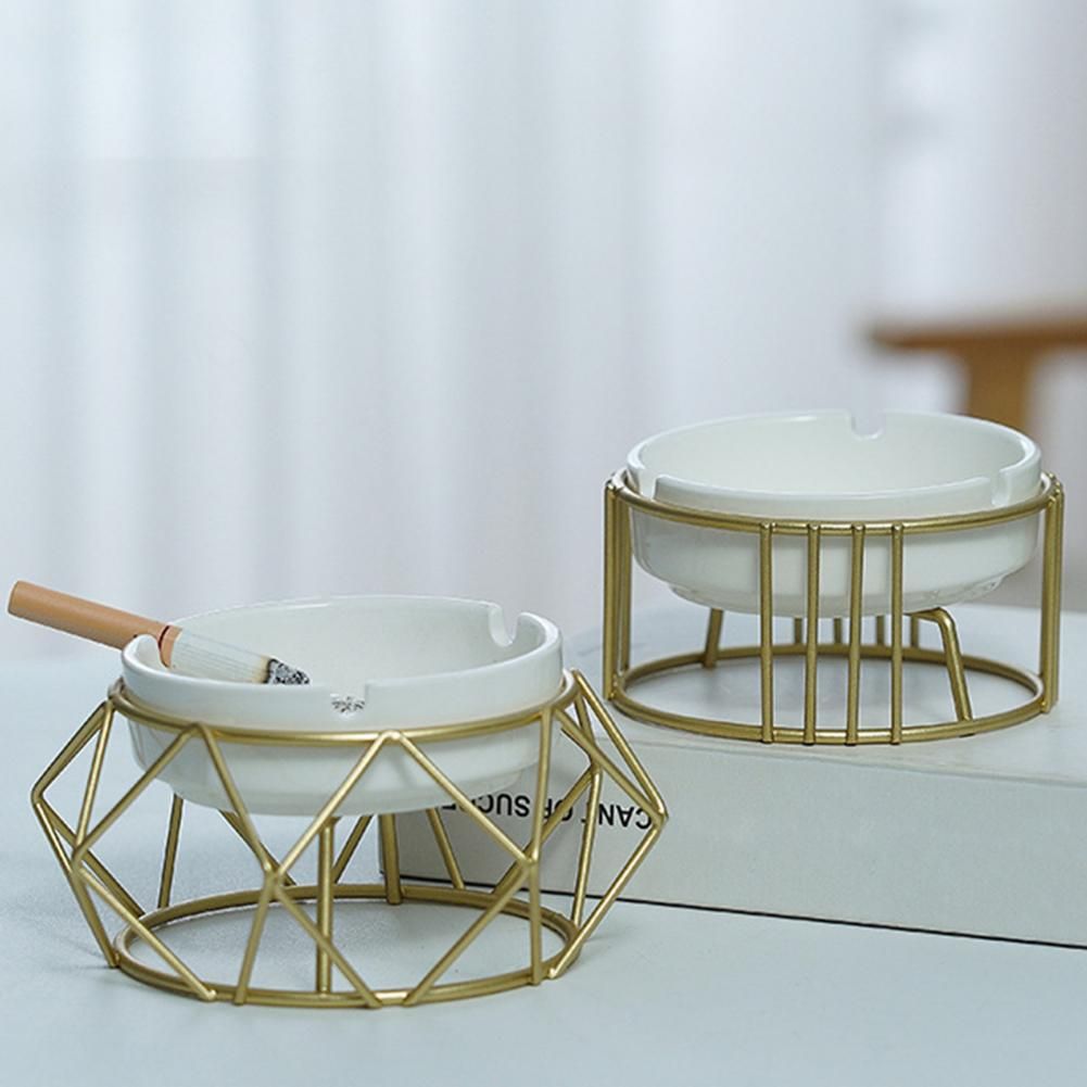 Smooth Surface Office Table Desk  Ash Tray Non-slip Smoking Ash Tray Desk Decor Creative Home Unique Ashtrays