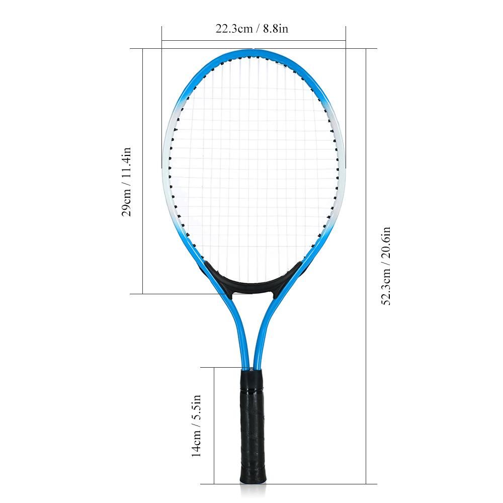 2Pcs Kids Tennis Racket String Tennis Racquets with 1 Tennis Ball and Cover Bag