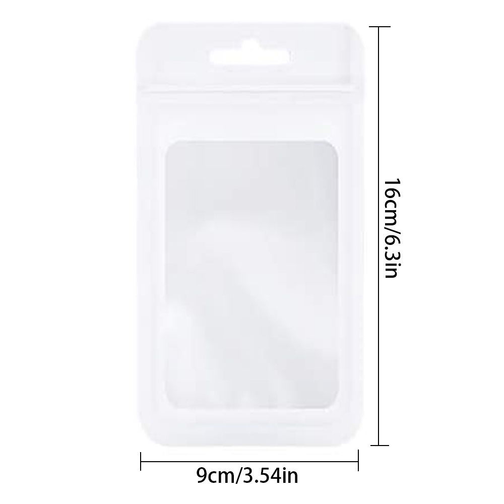 100 Pcs Resealable Mylar Bags With Ziplock And Clear Window Packaging Bags Ziplock Bags For Food Self Sealing Storage Supplies