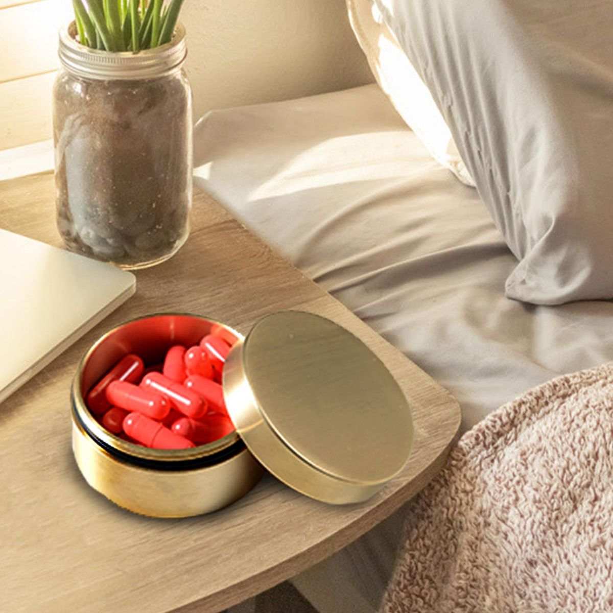 Outdoor Container Brass Outdoor Waterproof Storage Container