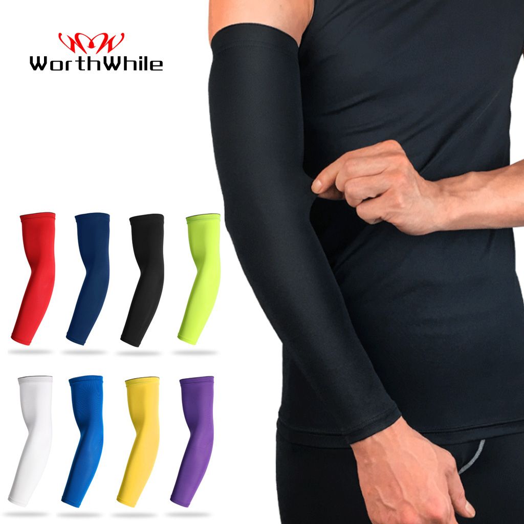 WorthWhile Sports Arm Compression Sleeve Basketball Cycling