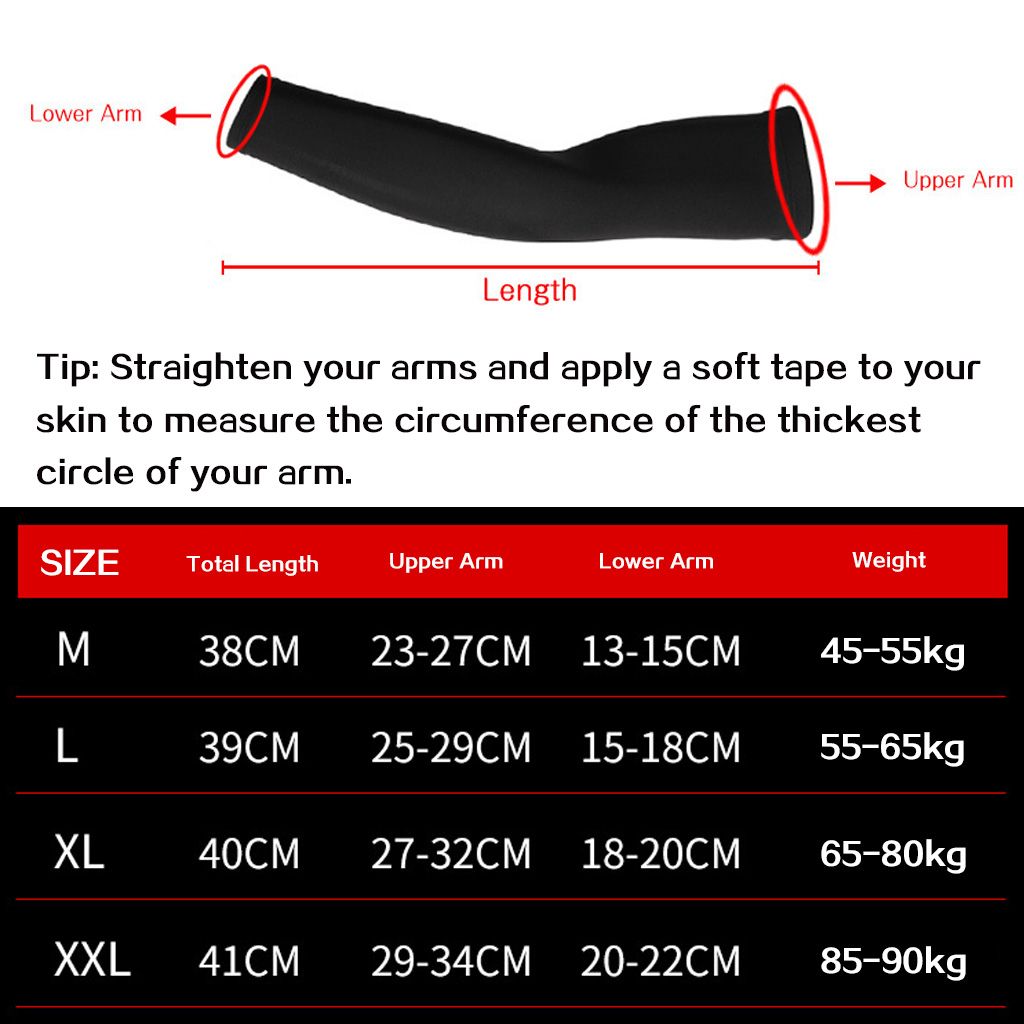 WorthWhile Sports Arm Compression Sleeve Basketball Cycling