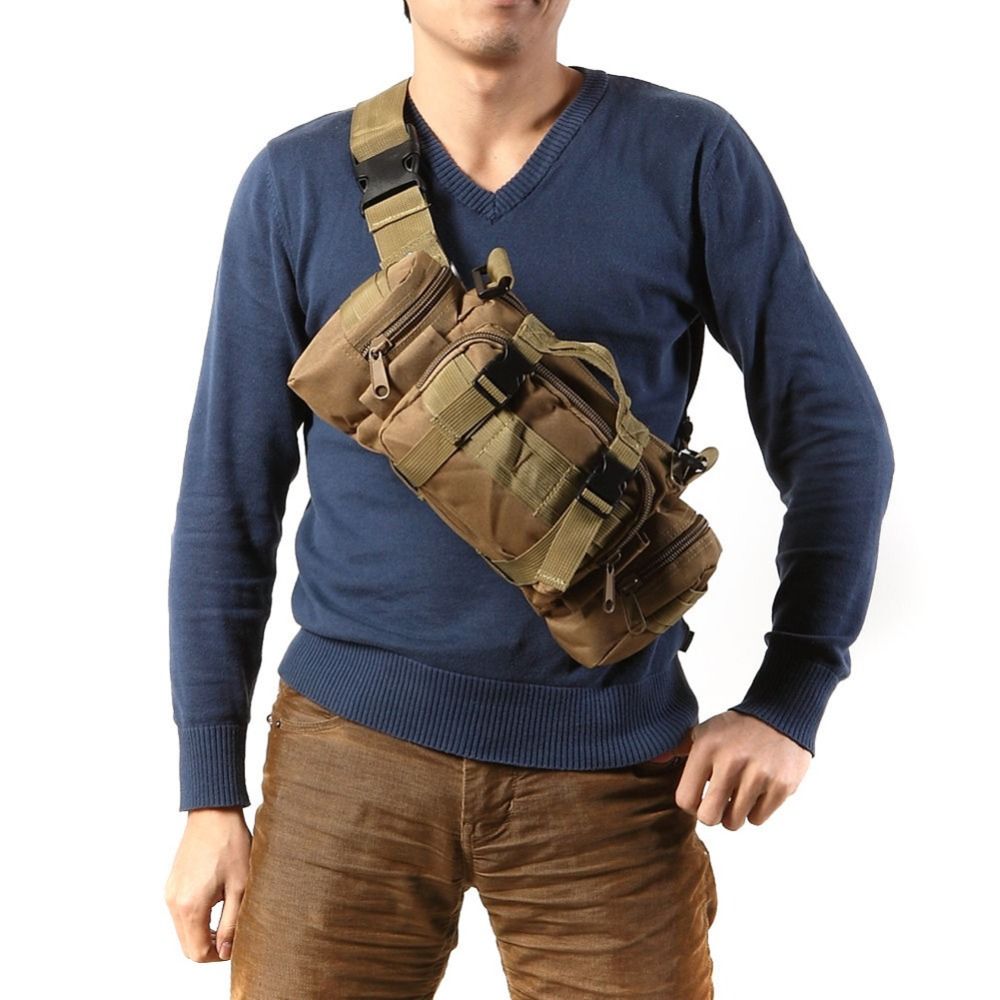 Outdoor Military Tactical Waist Bag Pack 3l Waterproof Back