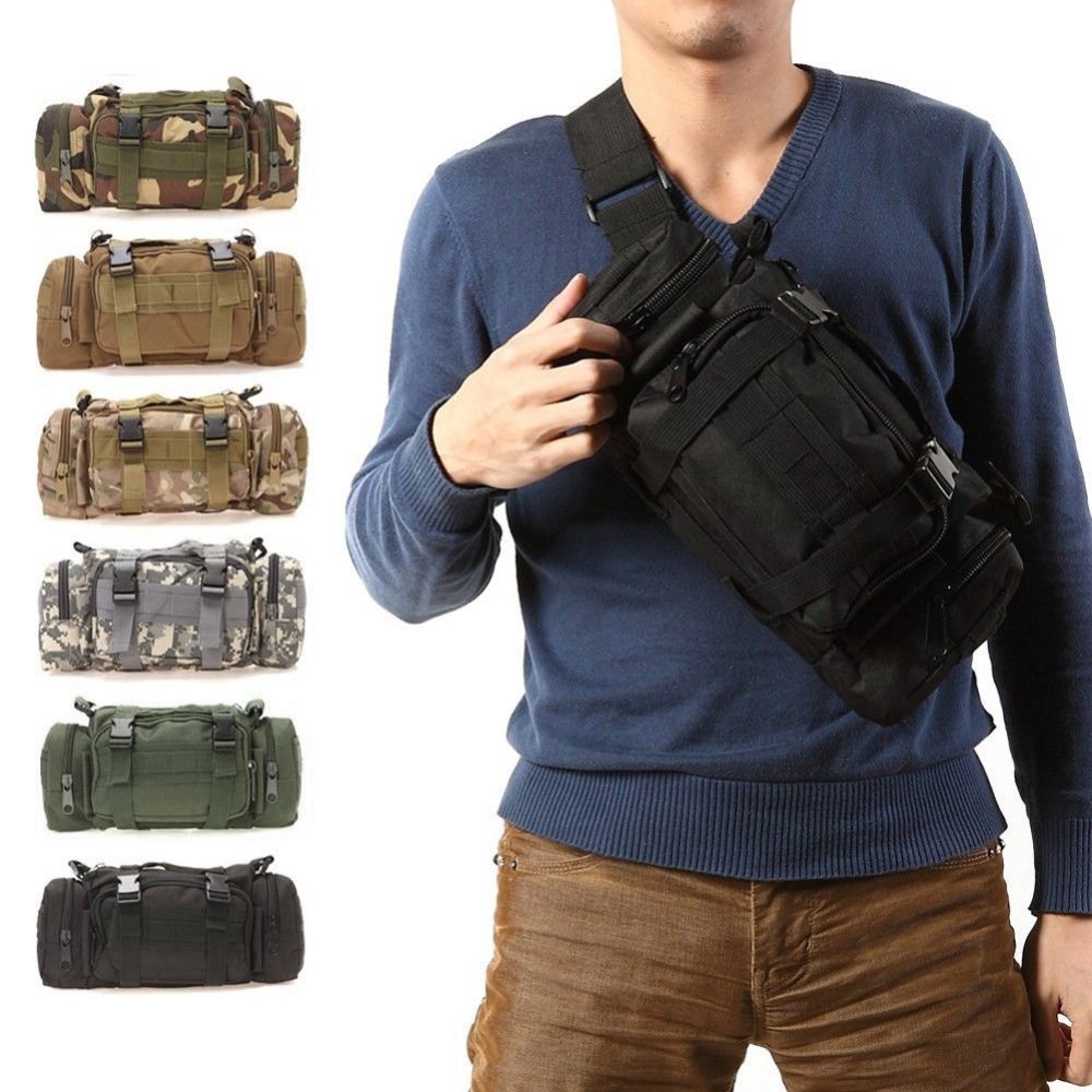 Outdoor Military Tactical Waist Bag Pack 3l Waterproof Back