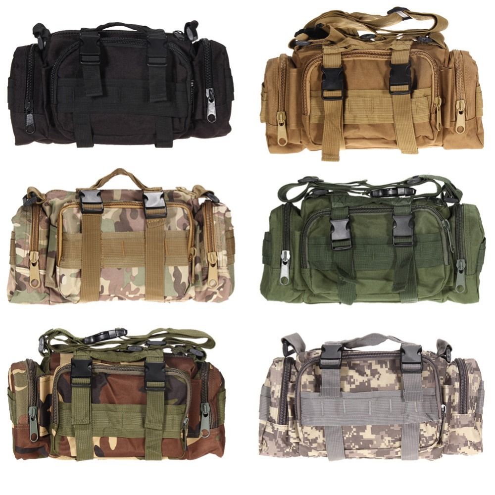 Outdoor Military Tactical Waist Bag Pack 3l Waterproof Back