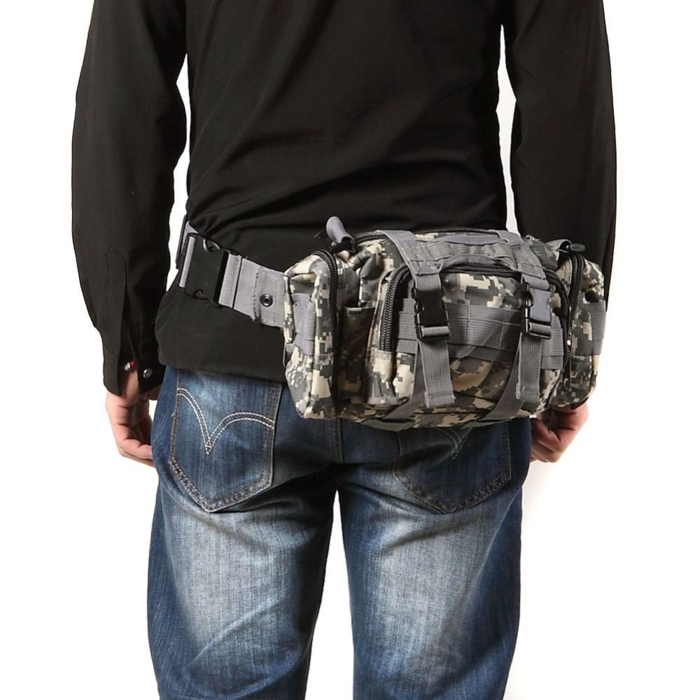 Outdoor Military Tactical Waist Bag Pack 3l Waterproof Back