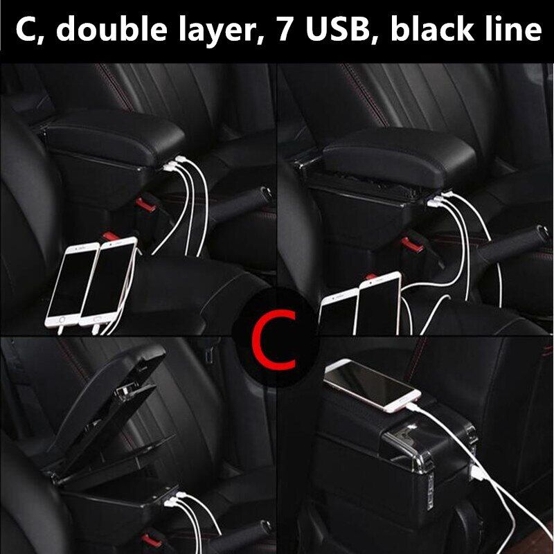 For Dacia Renault Megane/twingo Armrest Box Usb Charging