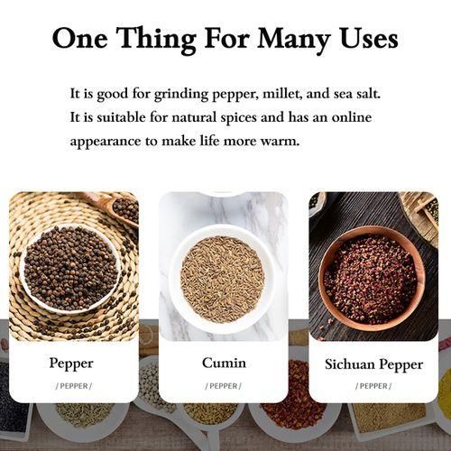 Wooden Salt And Pepper Grinder Set - Wood And