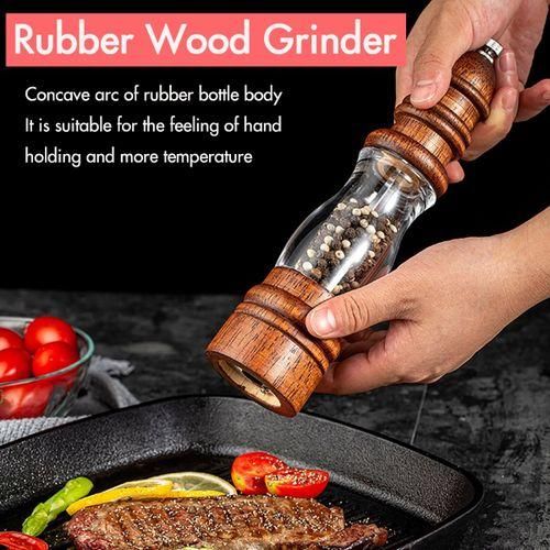 Wooden Salt And Pepper Grinder Set - Wood And