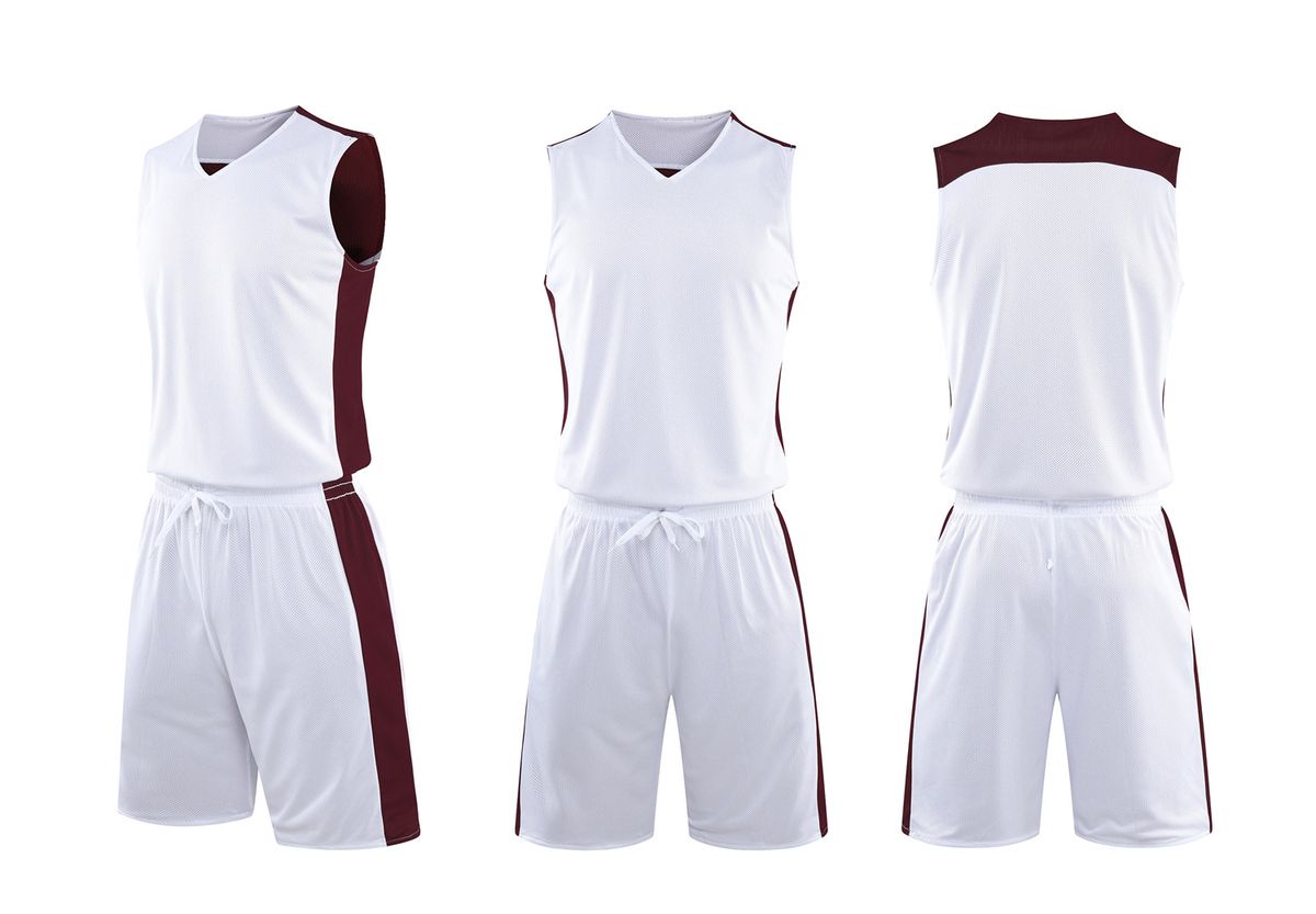 A B Wear Breathable Sleeveless Sports Suit Vest Shorts Men Basketball Jerseys Set Uniform