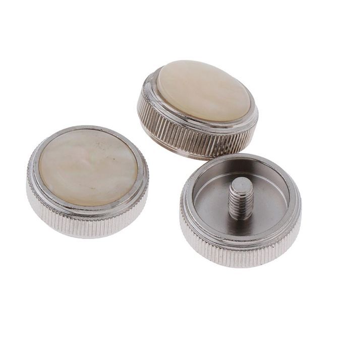 Baritone Trumpet Valve Finger Buttons Repair Parts Set 3 Brass
