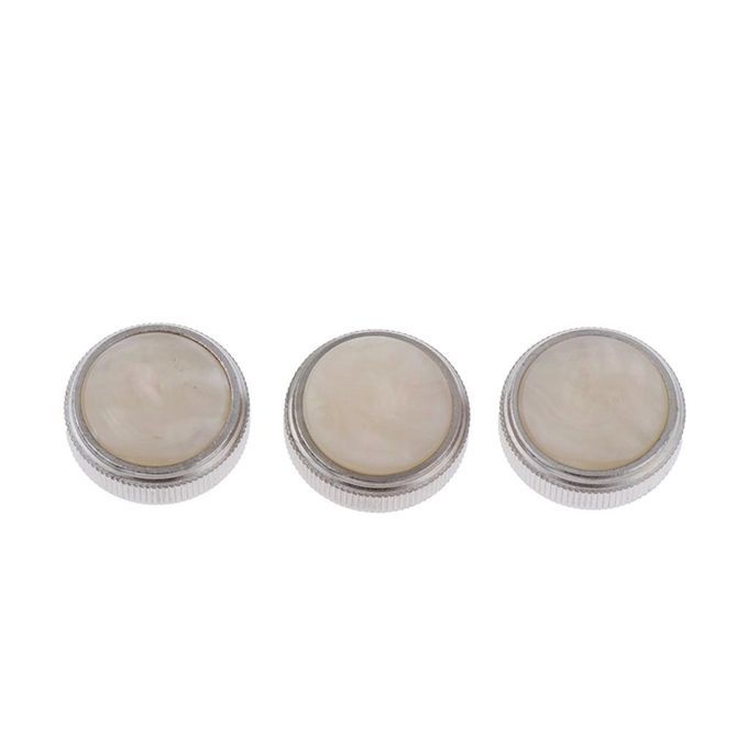 Baritone Trumpet Valve Finger Buttons Repair Parts Set 3 Brass