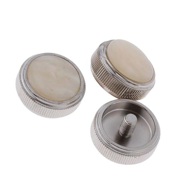 Baritone Trumpet Valve Finger Buttons Repair Parts Set 3 Brass