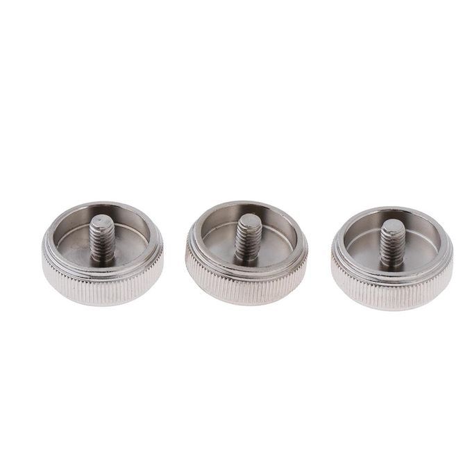 Baritone Trumpet Valve Finger Buttons Repair Parts Set 3 Brass