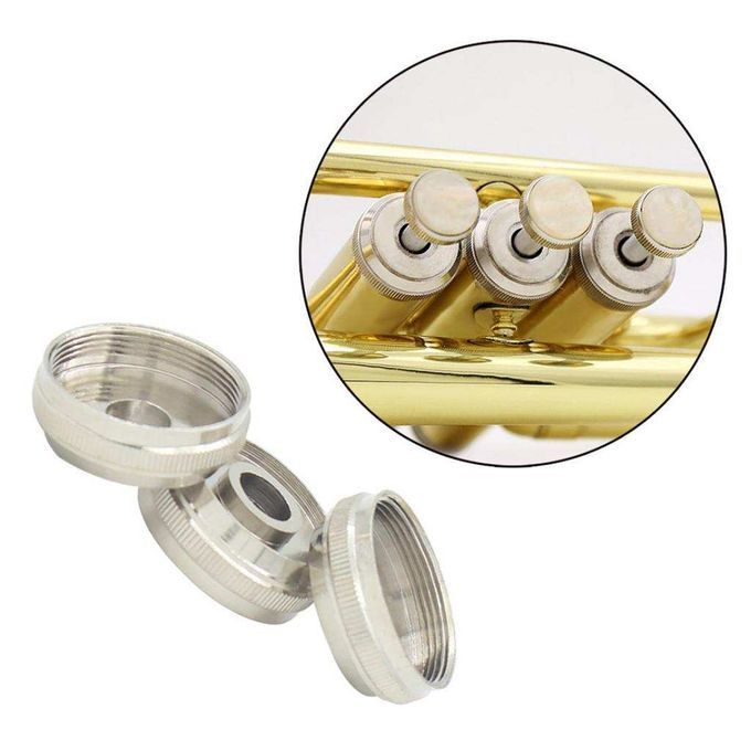 3x Sliver Trumpet Screw Trumpet Valve   Screw Trumpet Replacement