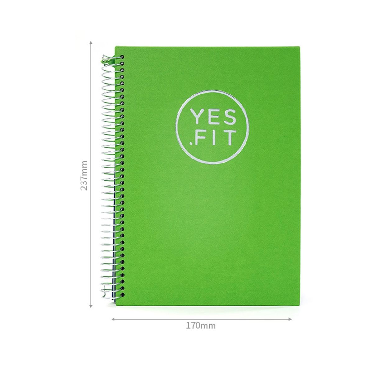 Fitness Journal Workout Planner Gym Notebook, for Men Women (Green)