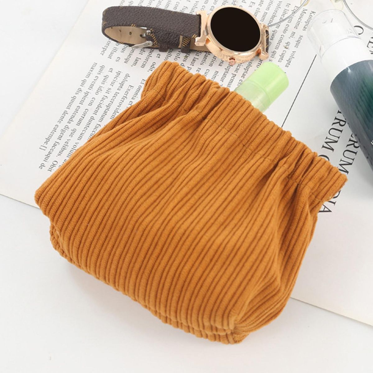 Makeup Organizer Sanitary Cosmetic Storage Bag Coffee