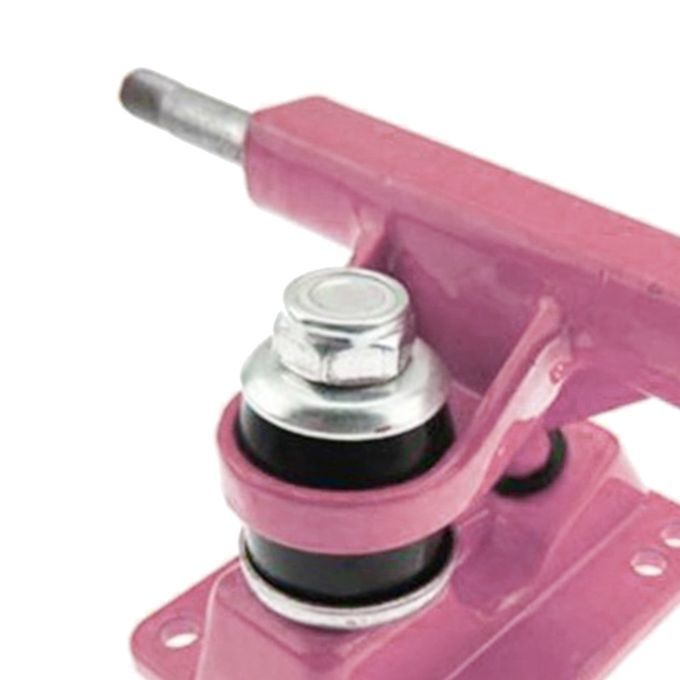 2x Aluminum Alloy Skateboard Truck 3.25" For Longboard Cruiser Pink