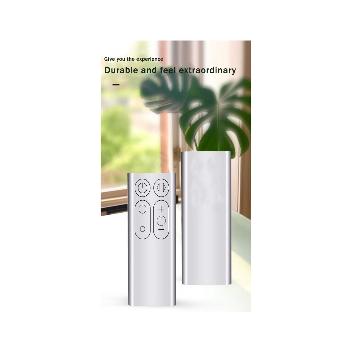 Repment Remote Control Suitable for AM11 TP00 Air Purifier Leafless Fan Remote Control Silver