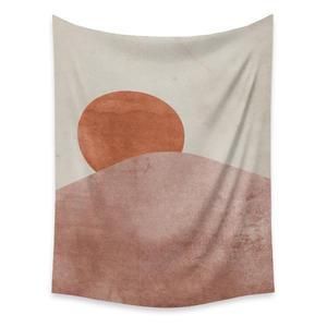 Pink Moon Night Tapestry Wall Hanging Bohemian Celestial Wall Tapestry Hippie Wall Carpets Dorm Decor Boho Home Decoration