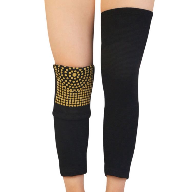2 PCS Elastic Knee Single-sided Pads, Size: XXL (Black)