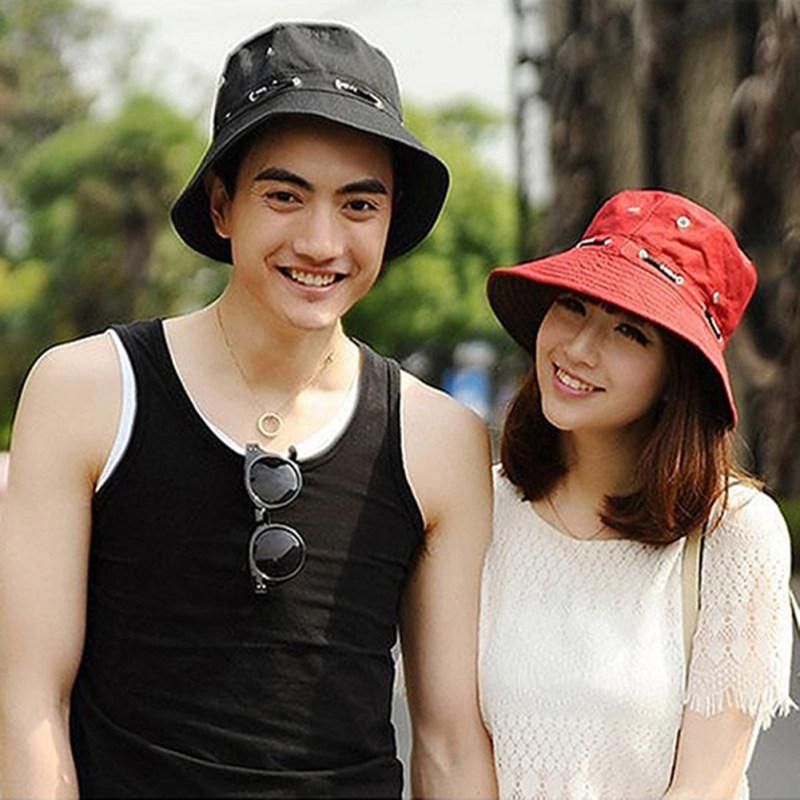Unisex Bucket Hat Hunting Fishing Outdoor Cap Summer-Black