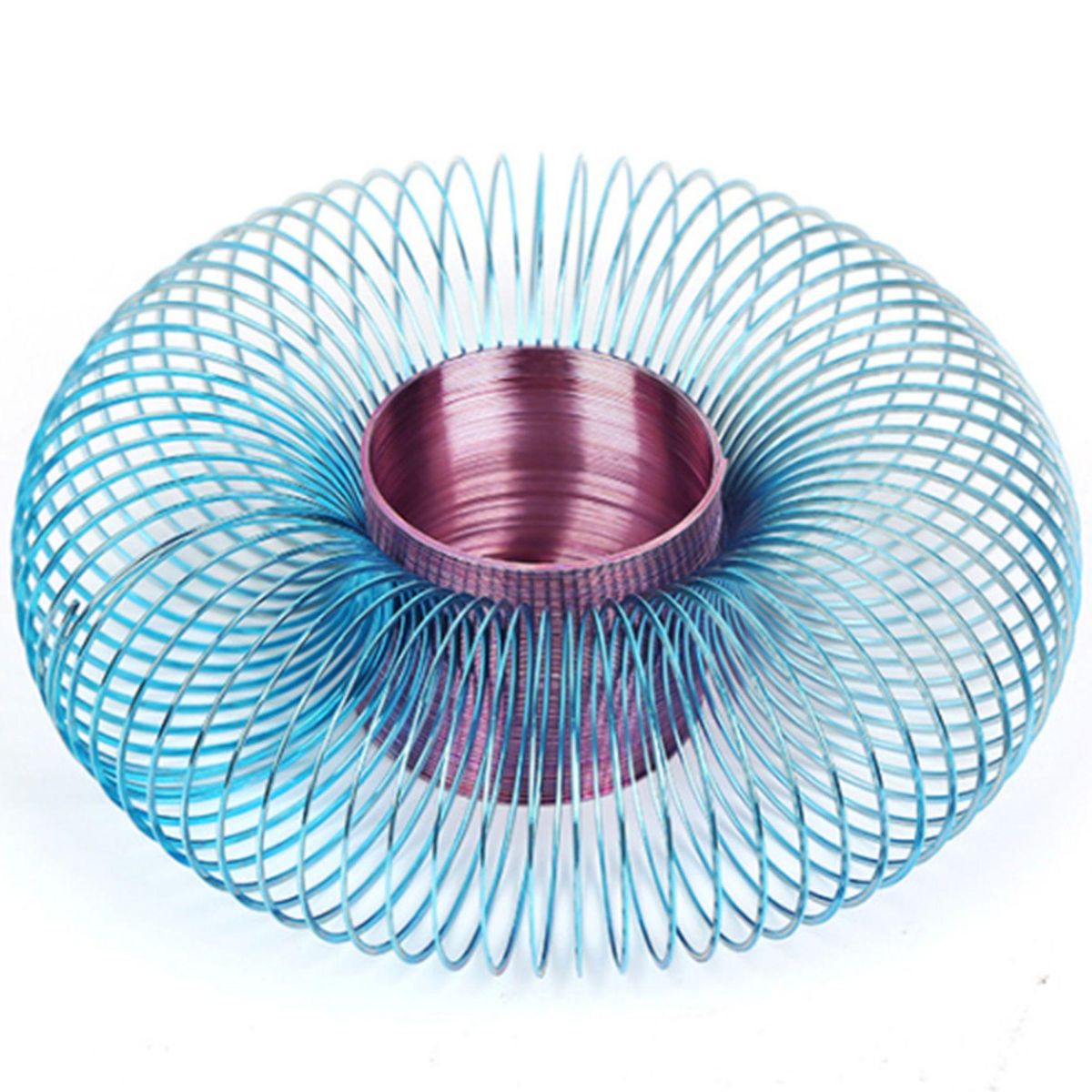 Metal Spring Walking Spring Toy Bulk Metal Coil Spring Toys for Party Stress Relief Small Party Favor,Purple