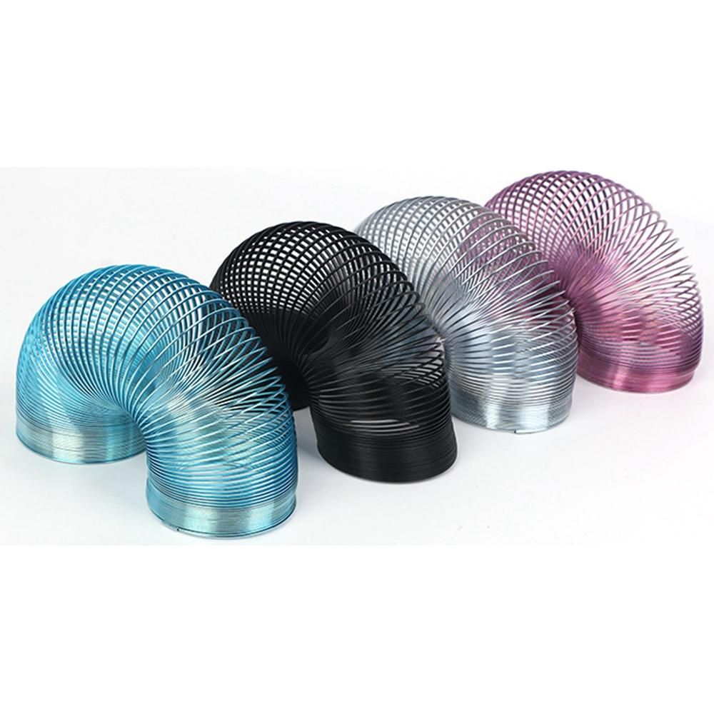 Metal Spring Walking Spring Toy Bulk Metal Coil Spring Toys for Party Stress Relief Small Party Favor,Purple
