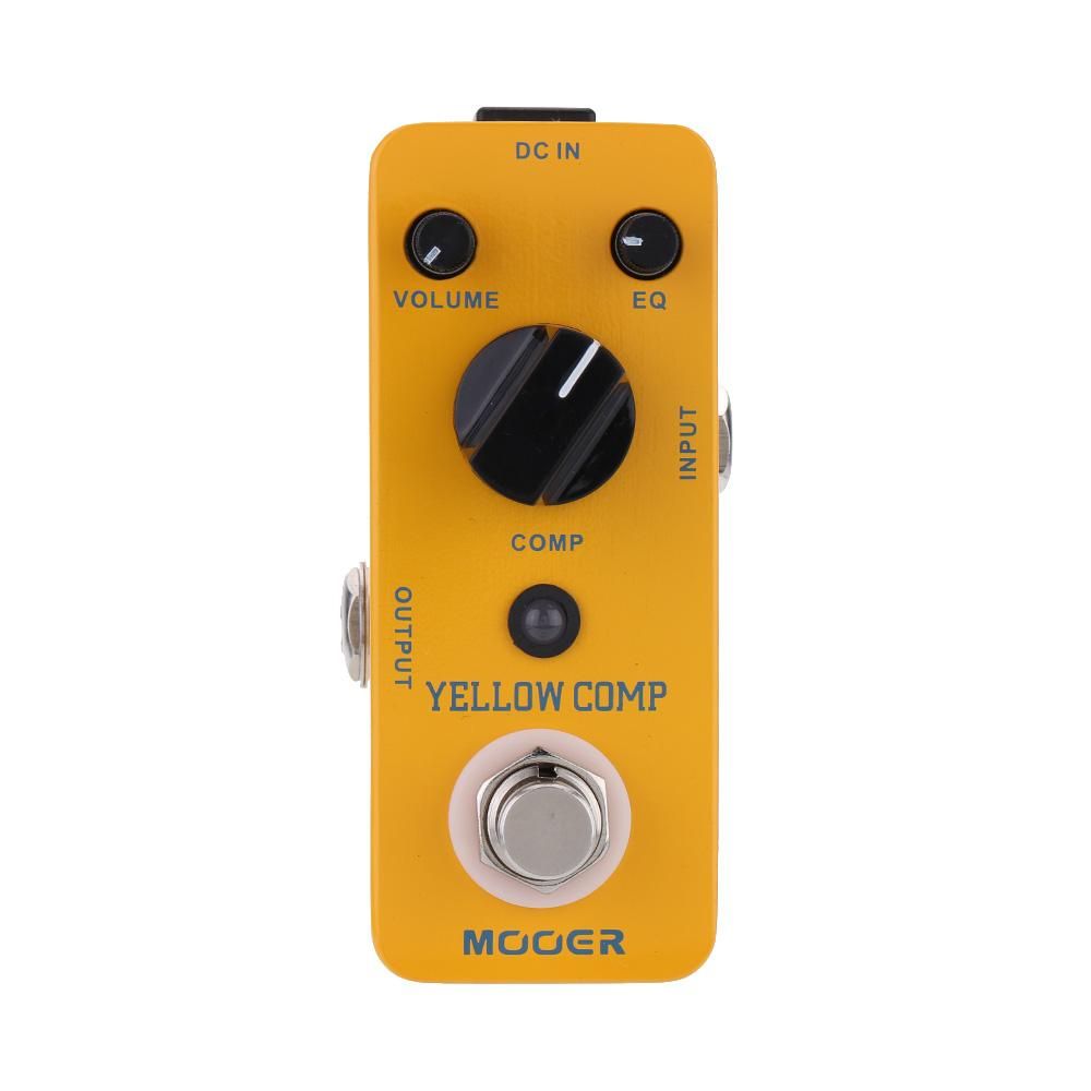 Mooer Yellow Comp Micro Mini Optical Compressor Effect Pedal for Electric Guitar True Bypass
