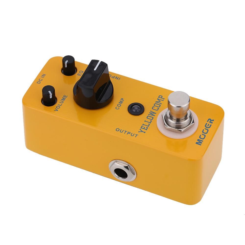 Mooer Yellow Comp Micro Mini Optical Compressor Effect Pedal for Electric Guitar True Bypass